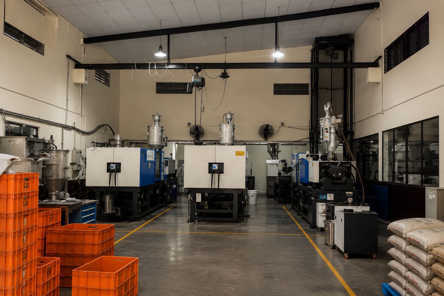 Moulding floor at the Wagholi plant